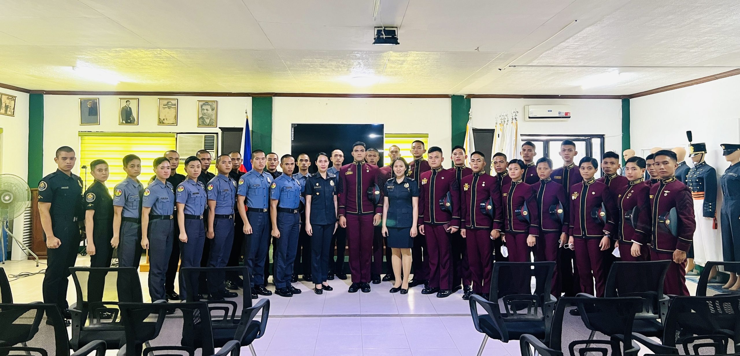 Cadets from the Philippine National Police Academy (PNPA) visit