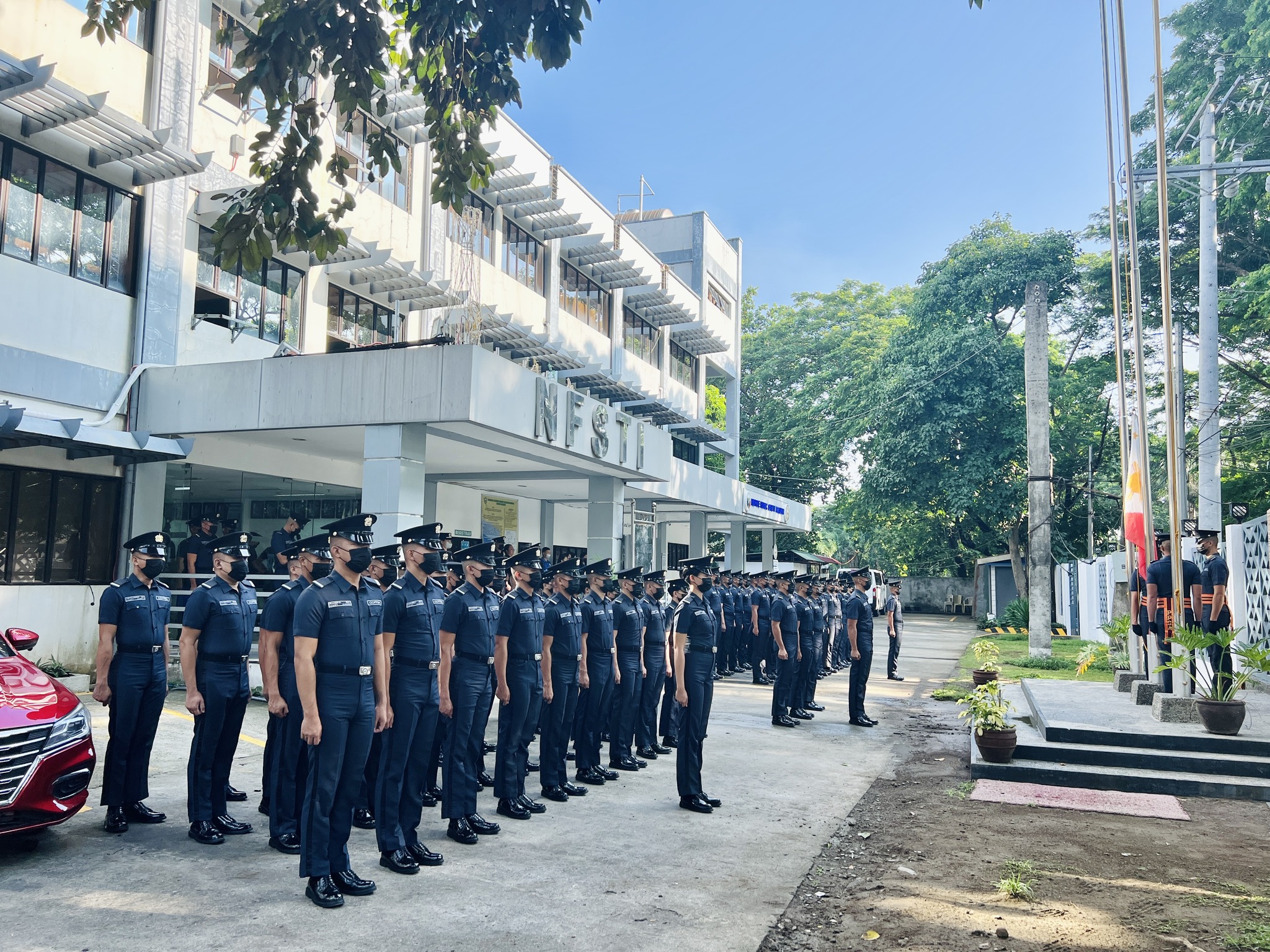 Philippine Public Safety Academy traditional Monday Flag Raising Ceremony