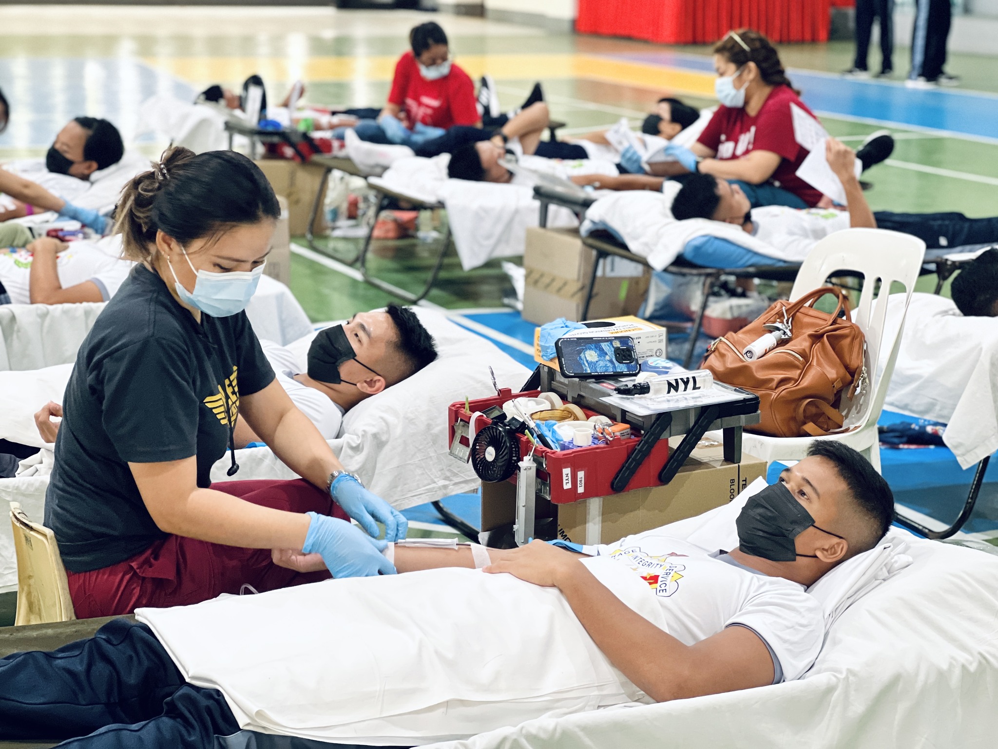 Public Safety Academy’s (PPSA) quarterly bloodletting activity