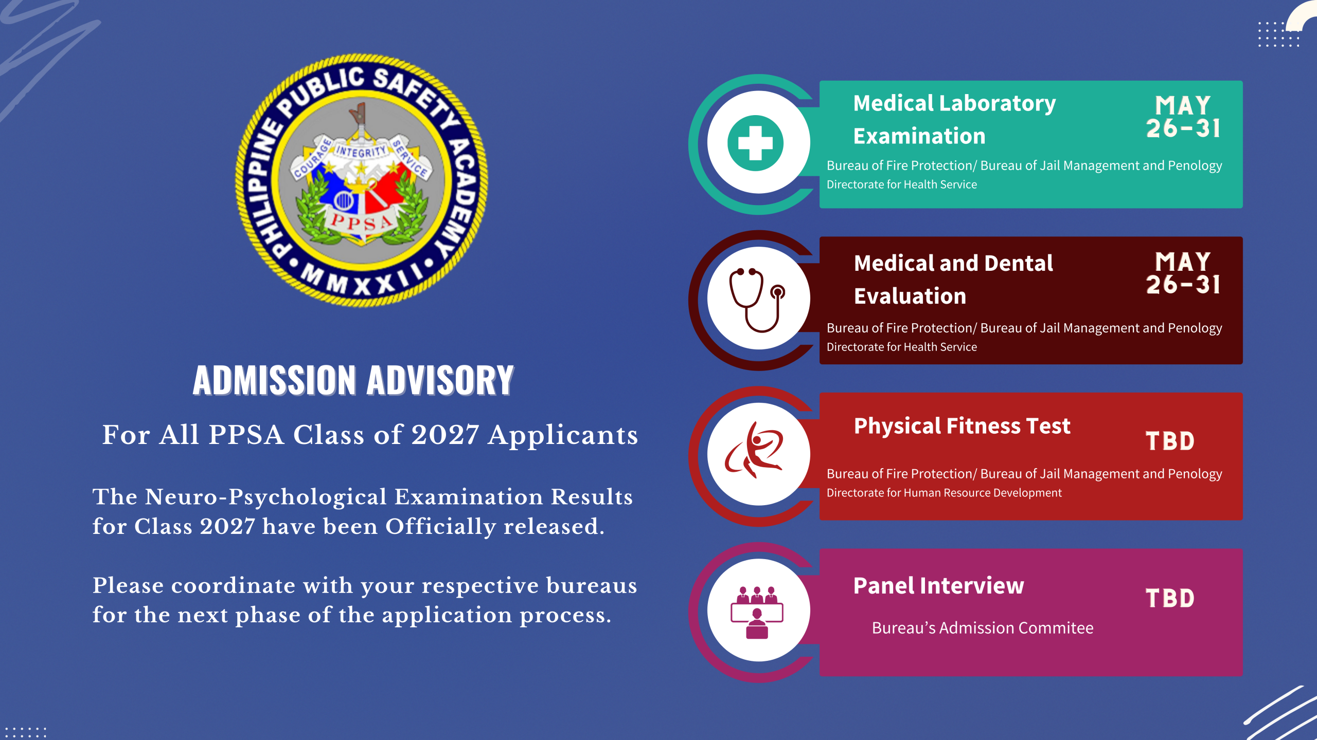Admission Advisory